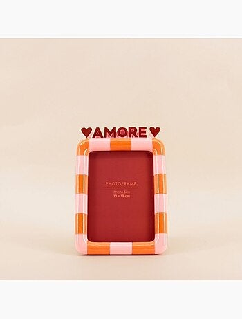 Cadre photo 3D Amore coloré 23x16cm
