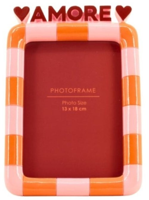 Cadre photo 3D Amore coloré 23x16cm - Kiabi
