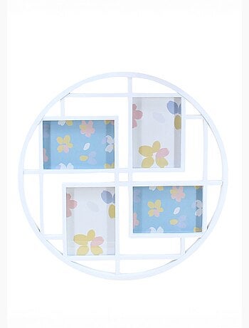 Cadre photo 4 vues modèle rond - AFIBEL