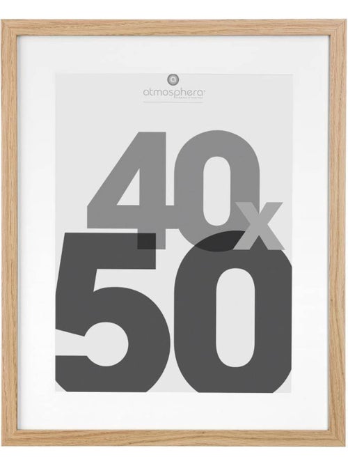 Cadre photo 40x50cm avec passe-partout EVA - Kiabi