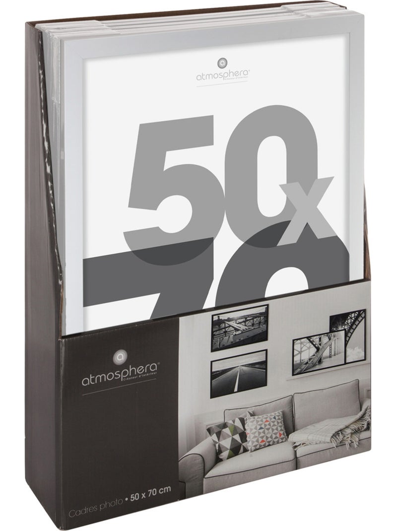 Cadre photo 50x70cm LISE Blanc - Kiabi