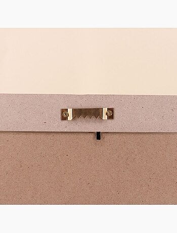 Cadre photo 7 vues en rotin 45x50cm