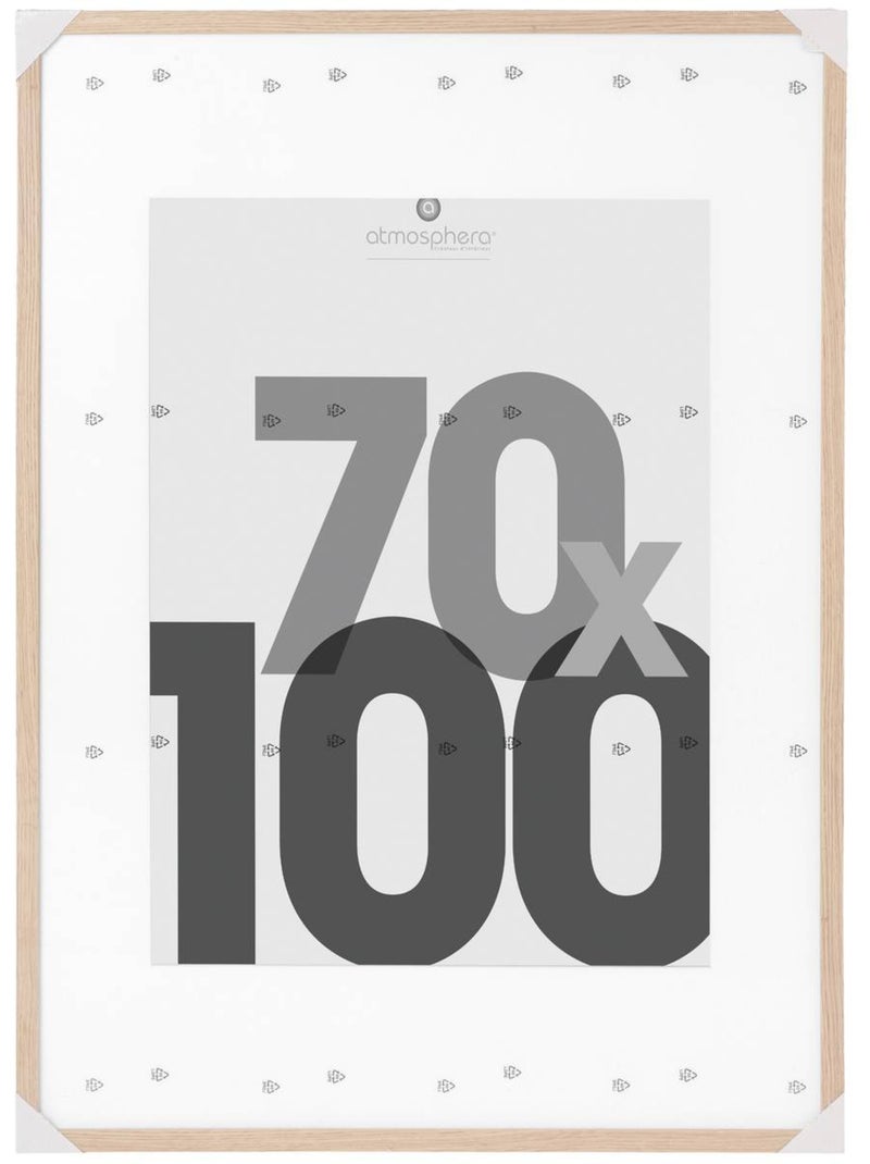 Cadre photo 70x100cm avec passe-partout EVA Beige - Kiabi