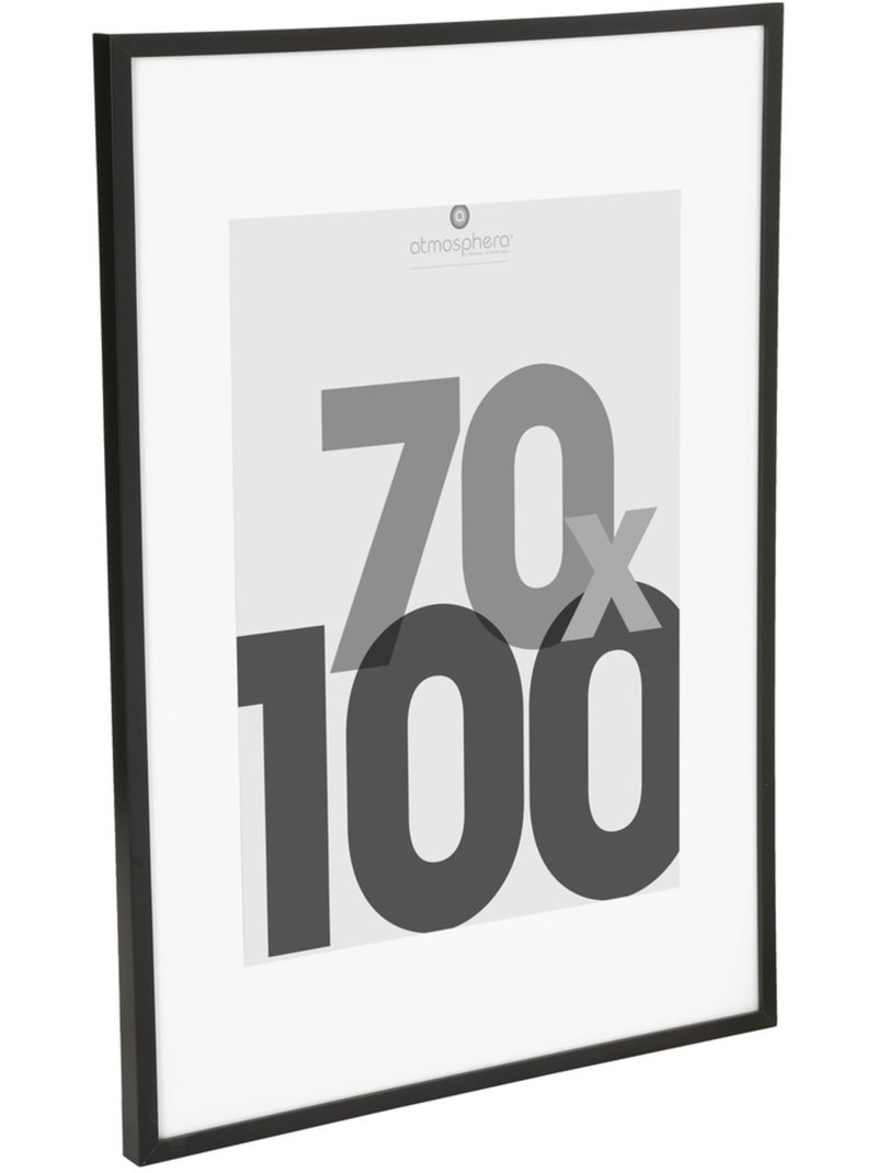 Cadre photo 70x100cm avec passe-partout EVA Noir - Kiabi