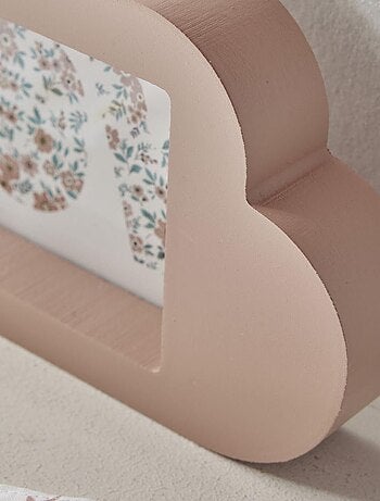 Cadre photo à poser forme arc en ciel LA TETE DANS LES NUAGES