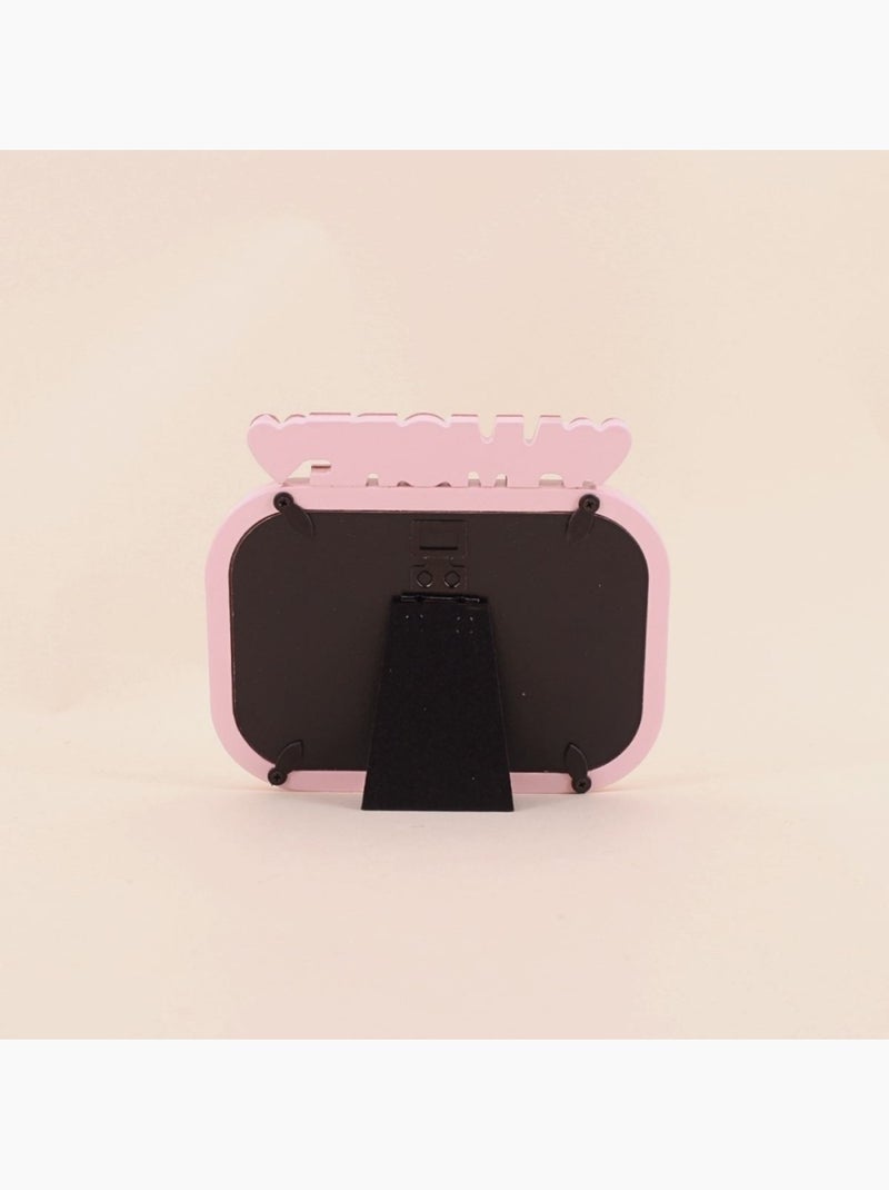 Cadre photo AMORE rose et rouge 10x15cm Rose - Kiabi