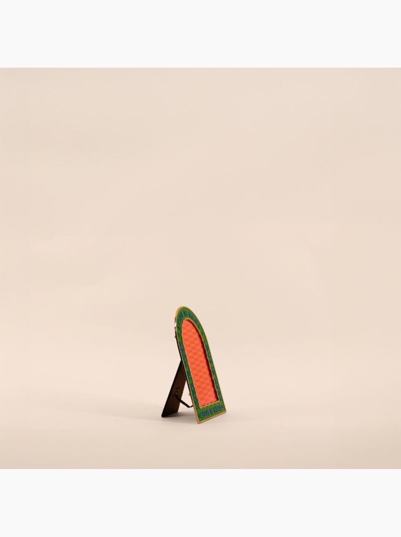Cadre photo arche moulure laquée 14x19cm Vert - Kiabi