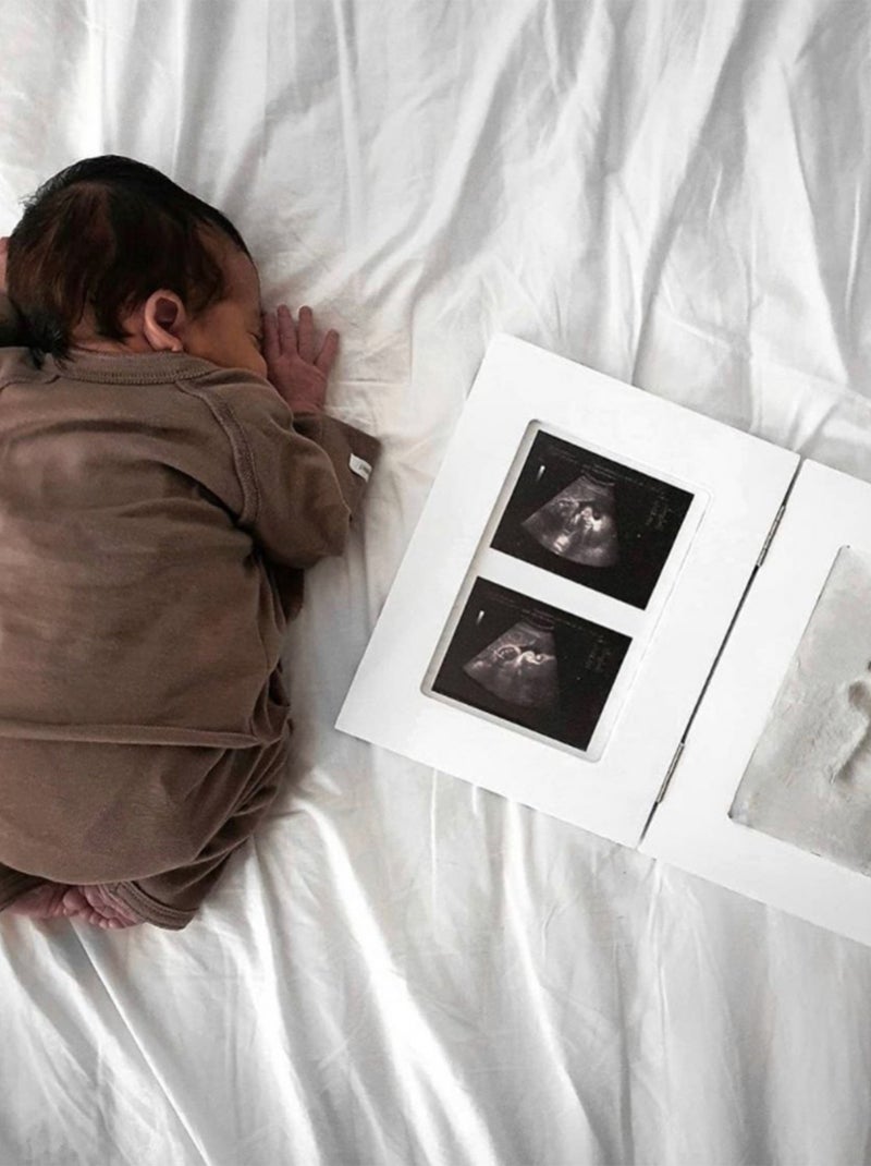 Cadre photo avec empreinte bébé Dooky Blanc - Kiabi