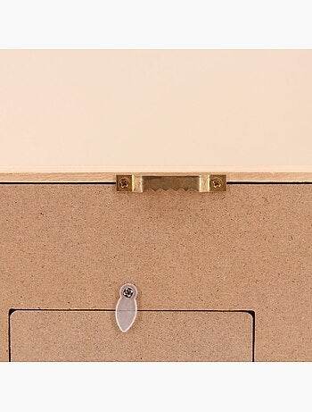 Cadre photo avec fleurs sécheés 24x22cm