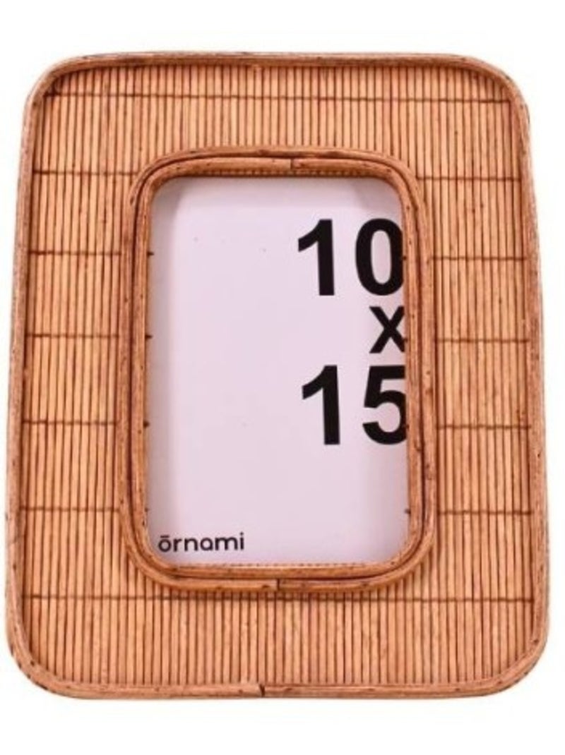 Cadre photo bambou 10x15 cm Beige - Kiabi