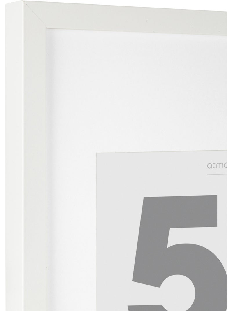 Cadre photo bois "Eva" blanc 50x70cm Blanc - Kiabi
