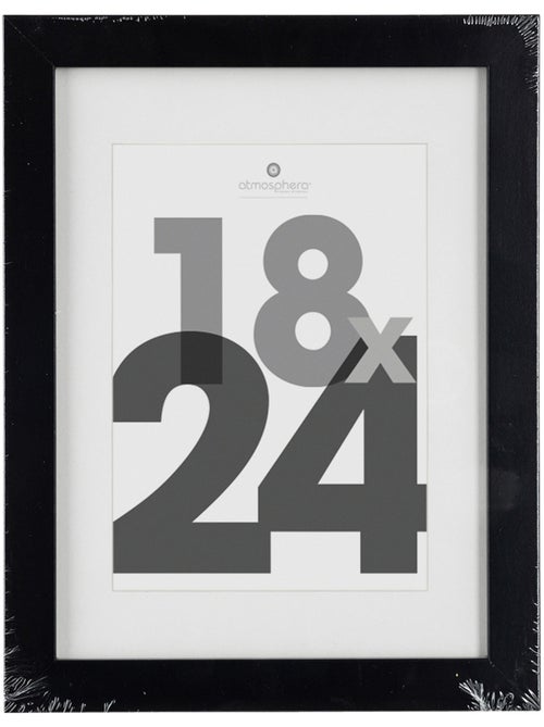 Cadre photo bois "Eva" noir 18x24cm - Kiabi