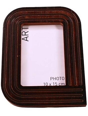 Cadre photo bois structuré 17x22 cm