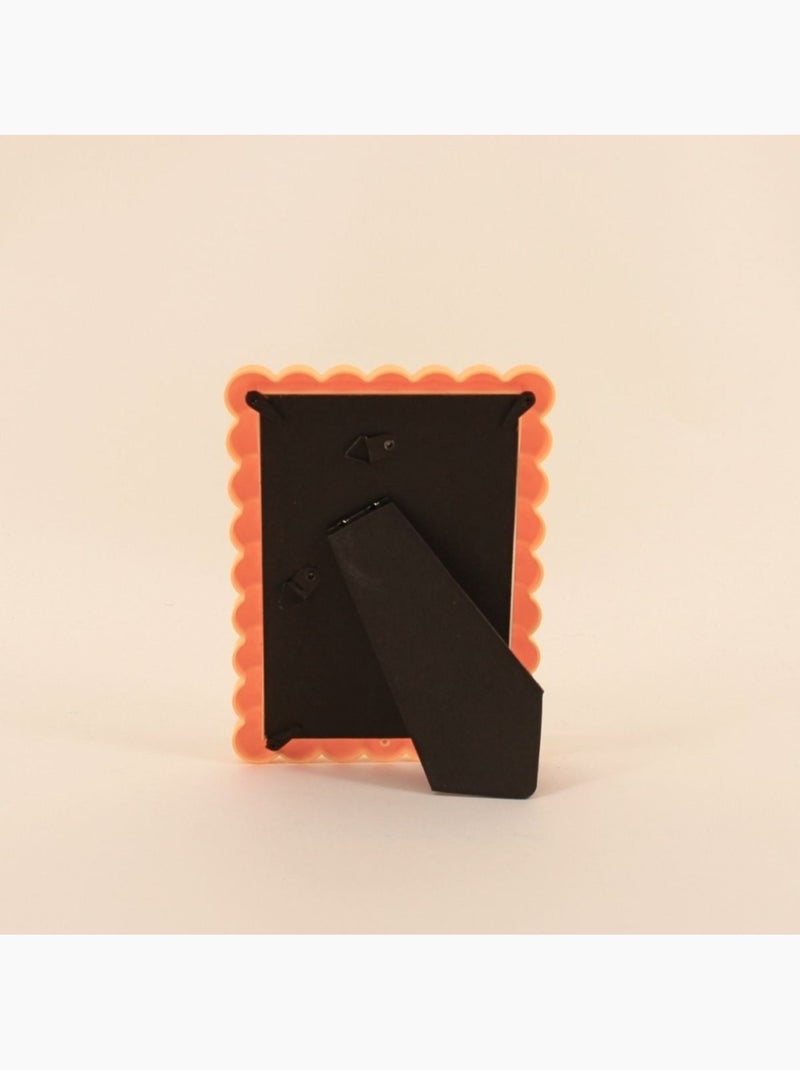 Cadre photo boules 10x15cm Orange - Kiabi