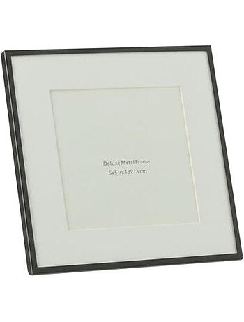 Cadre photo carré en métal