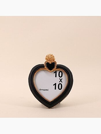 Cadre photo coeur ex voto 15cm