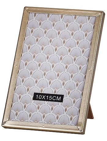 Cadre photo design Gold Home - L. 10 x l. 15 cm