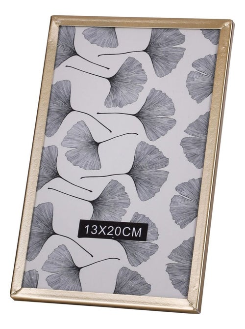Cadre photo design Gold Home - L. 13 x l. 20 cm - Kiabi