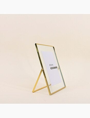 Cadre photo doré sur pied 20x25cm