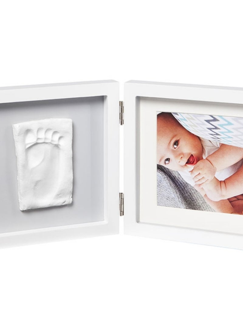 Cadre photo empreinte My Baby Style simple gris Blanc - Kiabi