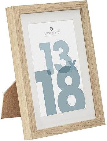 Cadre photo en bois 13x18cm MANU