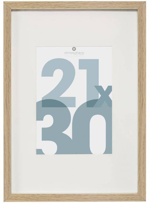 Cadre photo en bois 21x30cm MANU - Kiabi