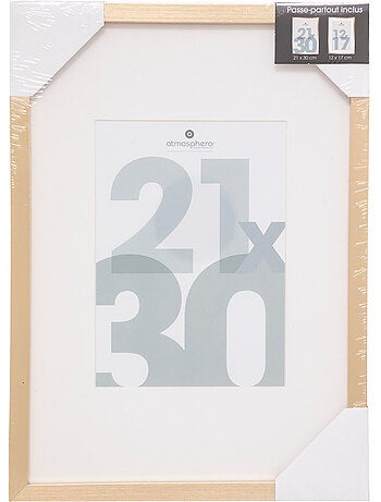 Cadre photo en bois 21x30cm MANU