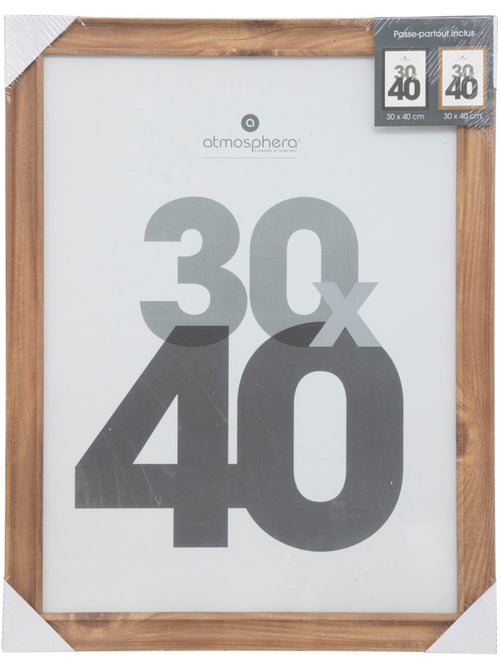 Cadre photo en bois 30x40cm MAE - Kiabi