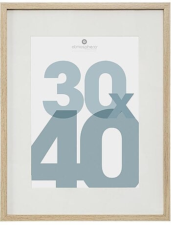 Cadre photo 30x40cm avec passe-partout MANU