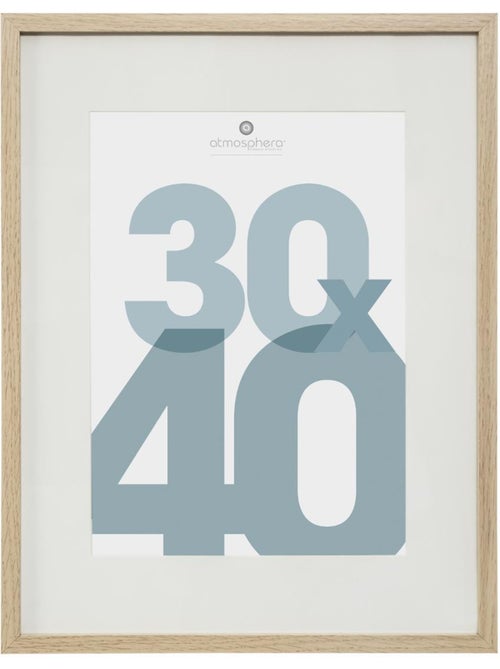 Cadre photo en bois 30x40cm MANU - Kiabi