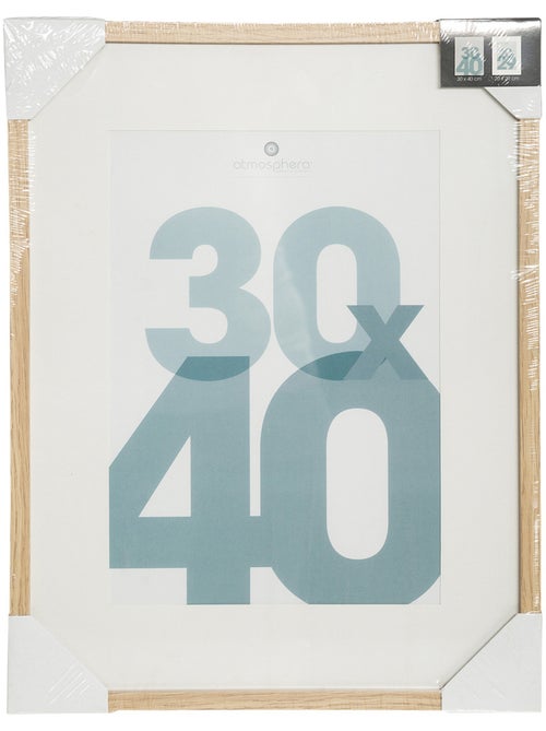 Cadre photo en bois 30x40cm MANU - Kiabi