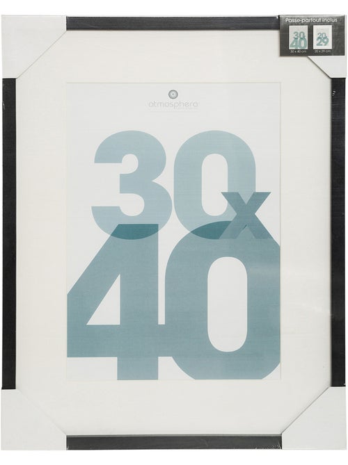 Cadre photo en bois 30x40cm MANU - Kiabi