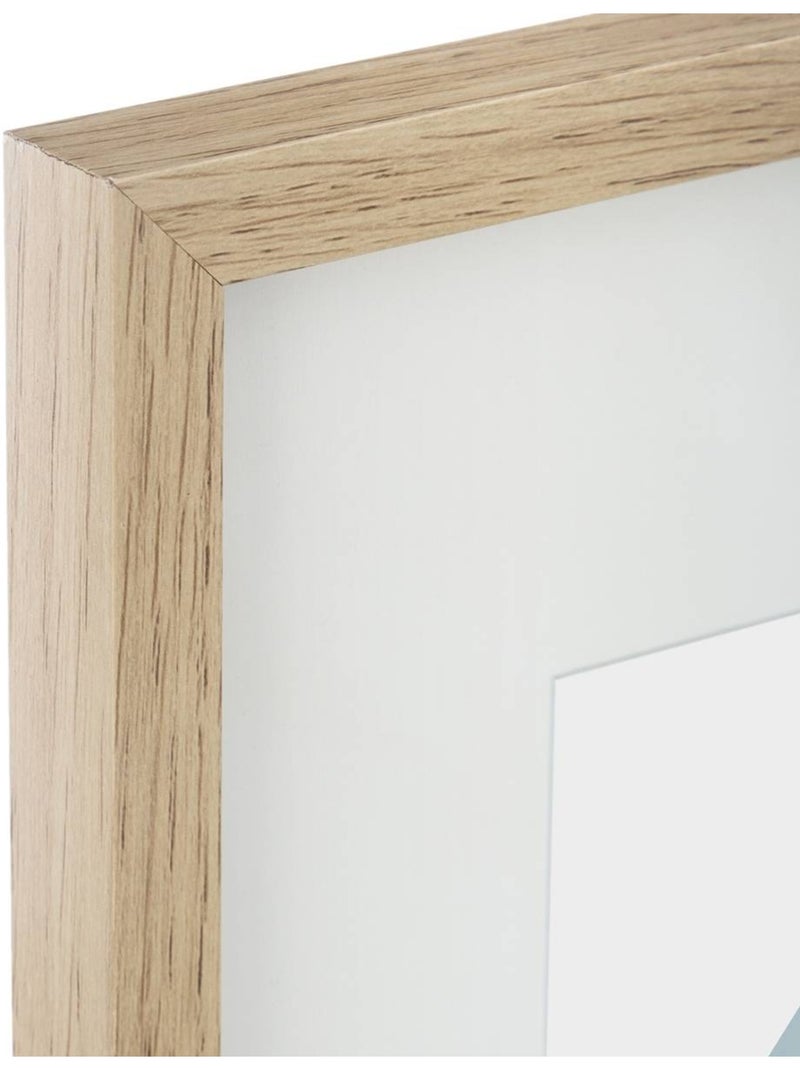 Cadre photo en bois 40x50cm manu Beige - Kiabi