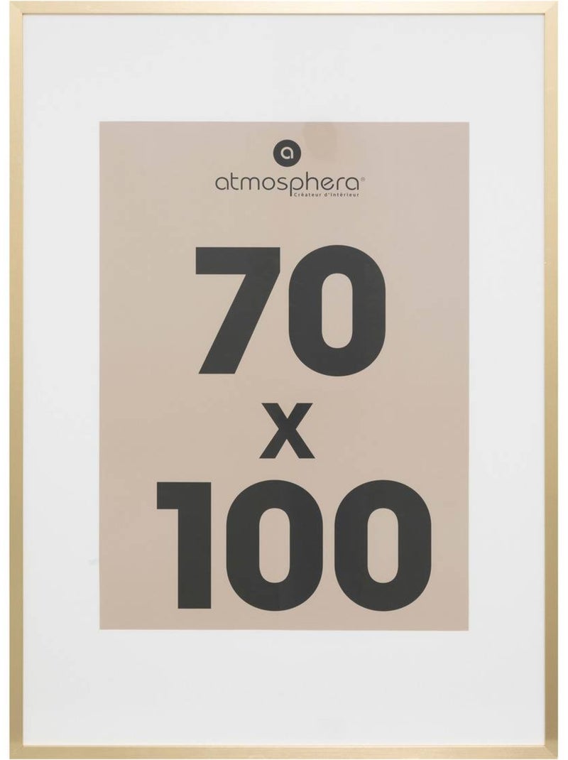 Cadre photo en bois 70x100cm MANU Doré - Kiabi
