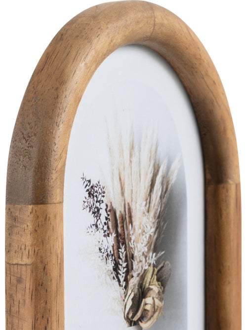 Cadre photo en bois d'hévéa FELISA - Kiabi