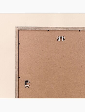 Cadre photo en bois motifs feuillage 40x50cm