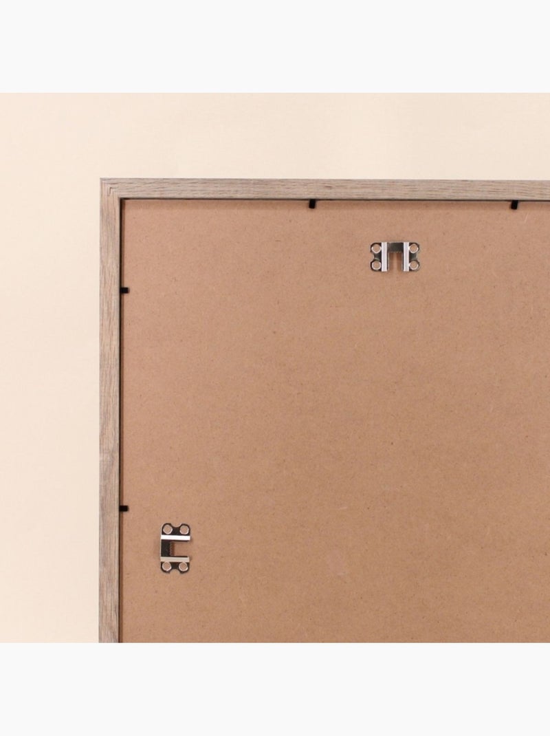 Cadre photo en bois motifs feuillage 40x50cm Beige - Kiabi