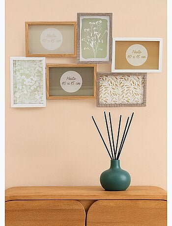 Cadre photo en bois pour 6 vues - AFIBEL