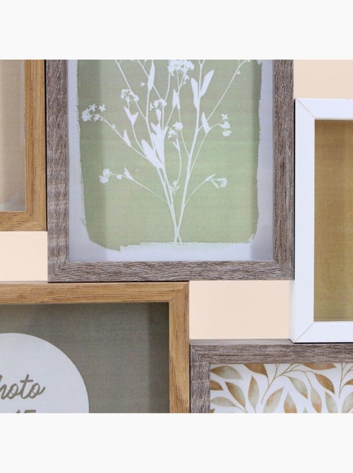 Cadre photo en bois pour 6 vues - AFIBEL - Kiabi