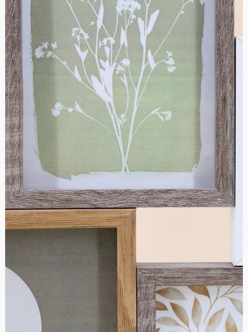 Cadre photo en bois pour 6 vues - AFIBEL Bois naturel - Kiabi