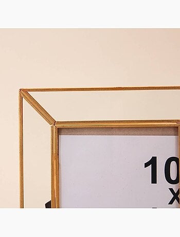 Cadre photo en laiton 10x10cm