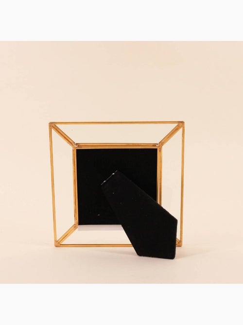 Cadre photo en laiton 10x10cm - Kiabi