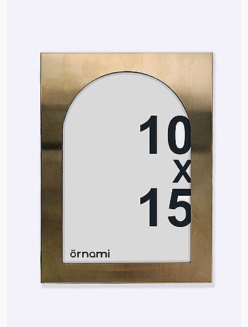 Cadre photo en métal brossé, forme arche - AFIBEL