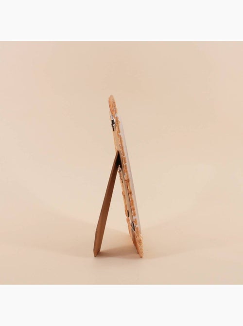 Cadre photo en raphia tissé 18x23cm - Kiabi