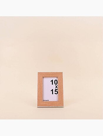 Cadre photo en relief beige 10x15cm