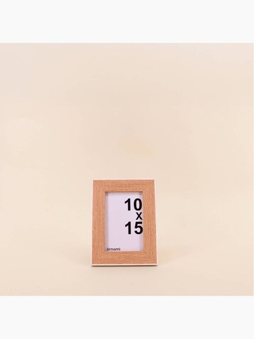 Cadre photo en relief beige 10x15cm - Kiabi