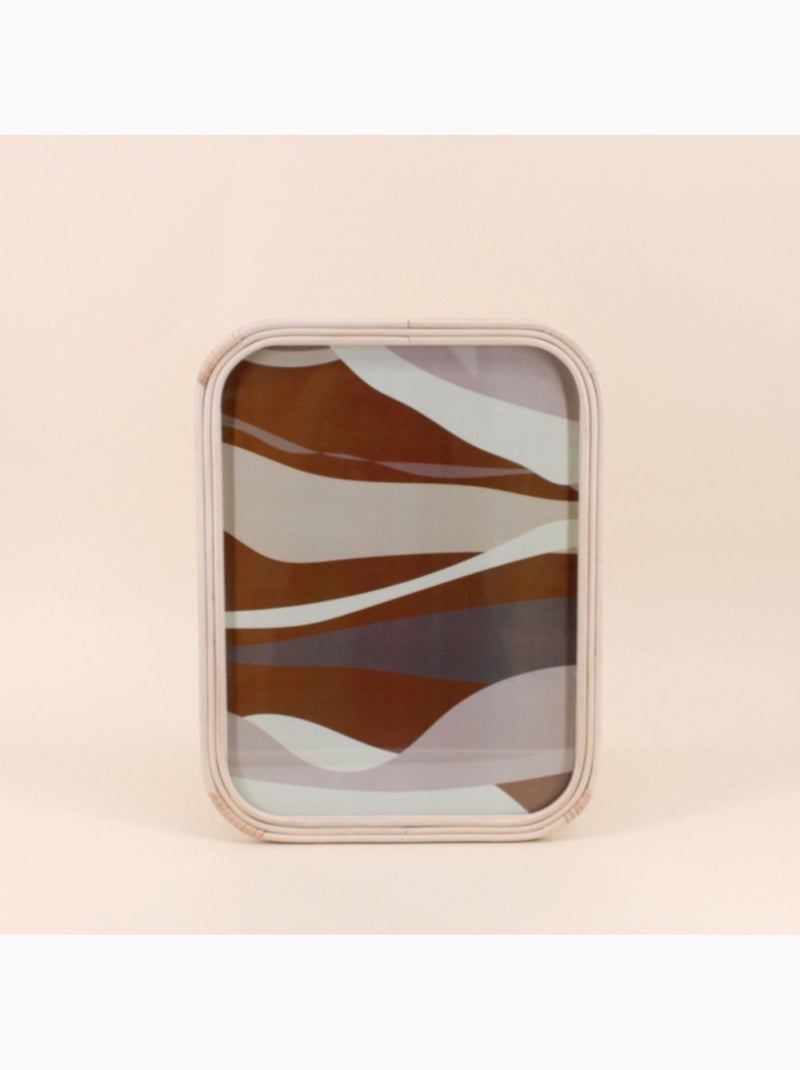 Cadre photo en rotin 30x40cm Beige - Kiabi
