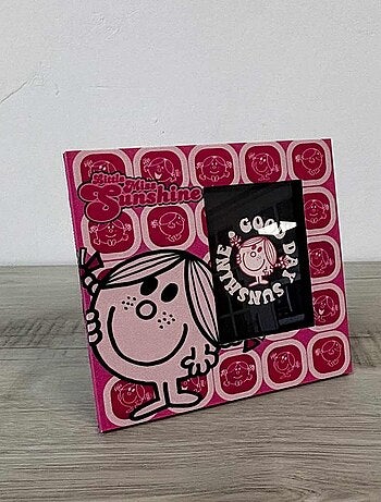 Cadre photo en toile Madame Bonheur