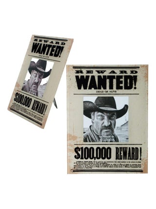 Cadre photo en verre wanted