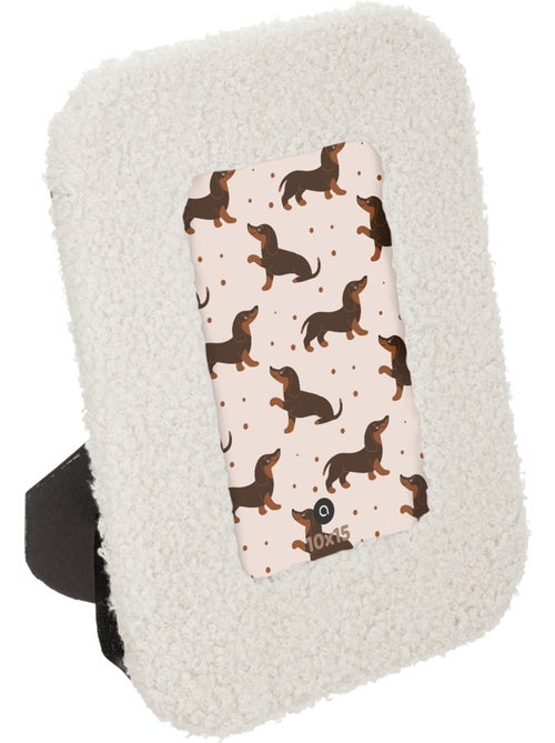 Cadre photo enfant en tissu bouclette NEELA - Kiabi Cadre photo enfant en tissu bouclette NEELA - Kiabi